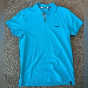 Brand New Ben Sherman Men’s Polo Teal Blue Size Large